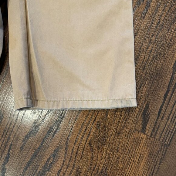 Peter Millar Mens 34 Khaki Tan Chino Pants Zip Fly Pima Cotton Business Casual - Picture 7 of 8